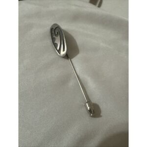 Vintage Native American Stick Pin Sterling Silver Hat Pin